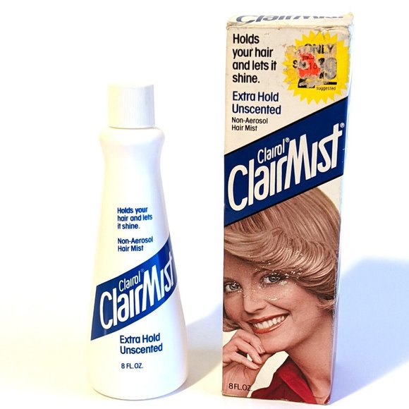 Rare 2-Pack Clairol Clairmist Hairspray Regular Unscented Extra Hold Vintage - Picture 5 of 7